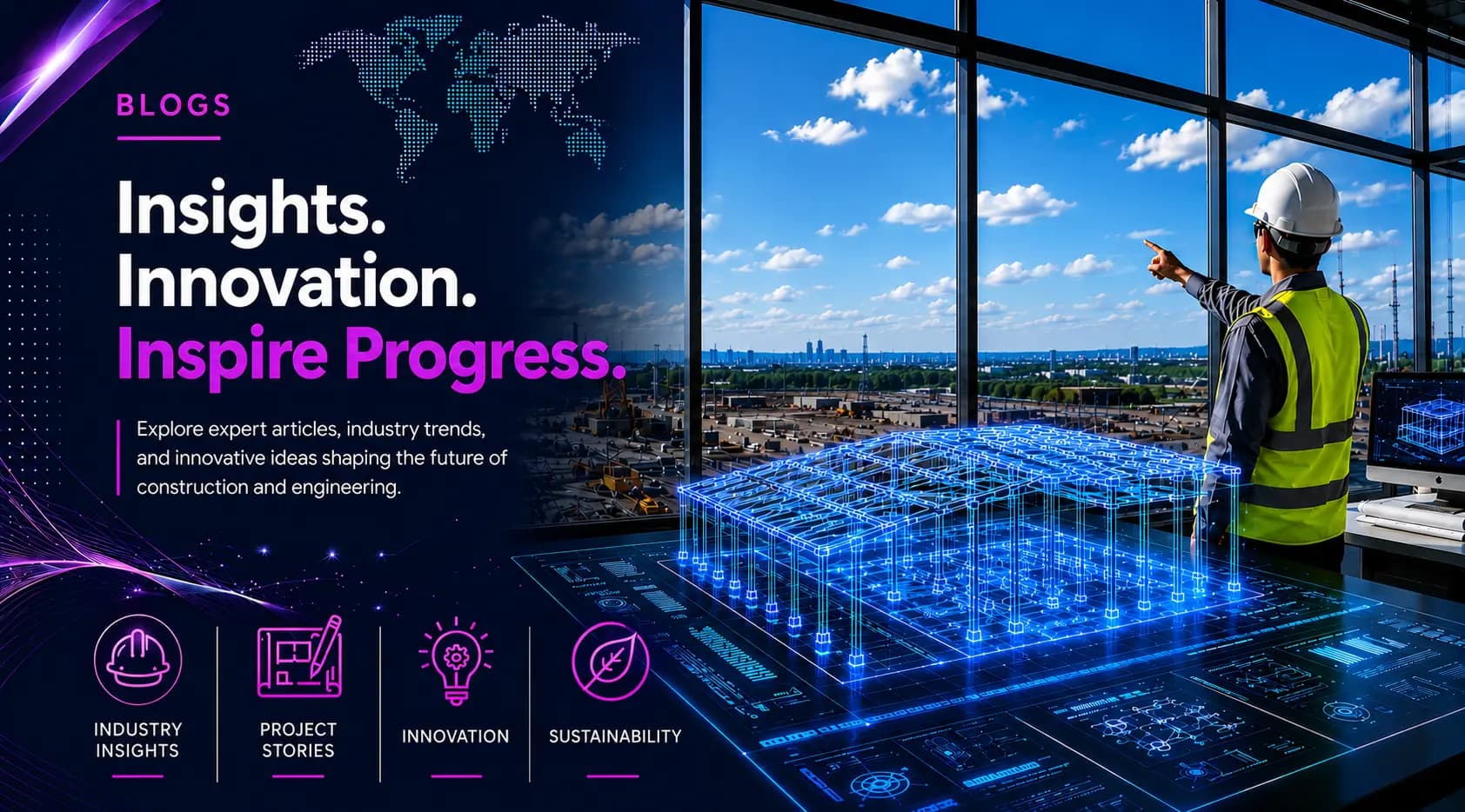 Construction project blog banner