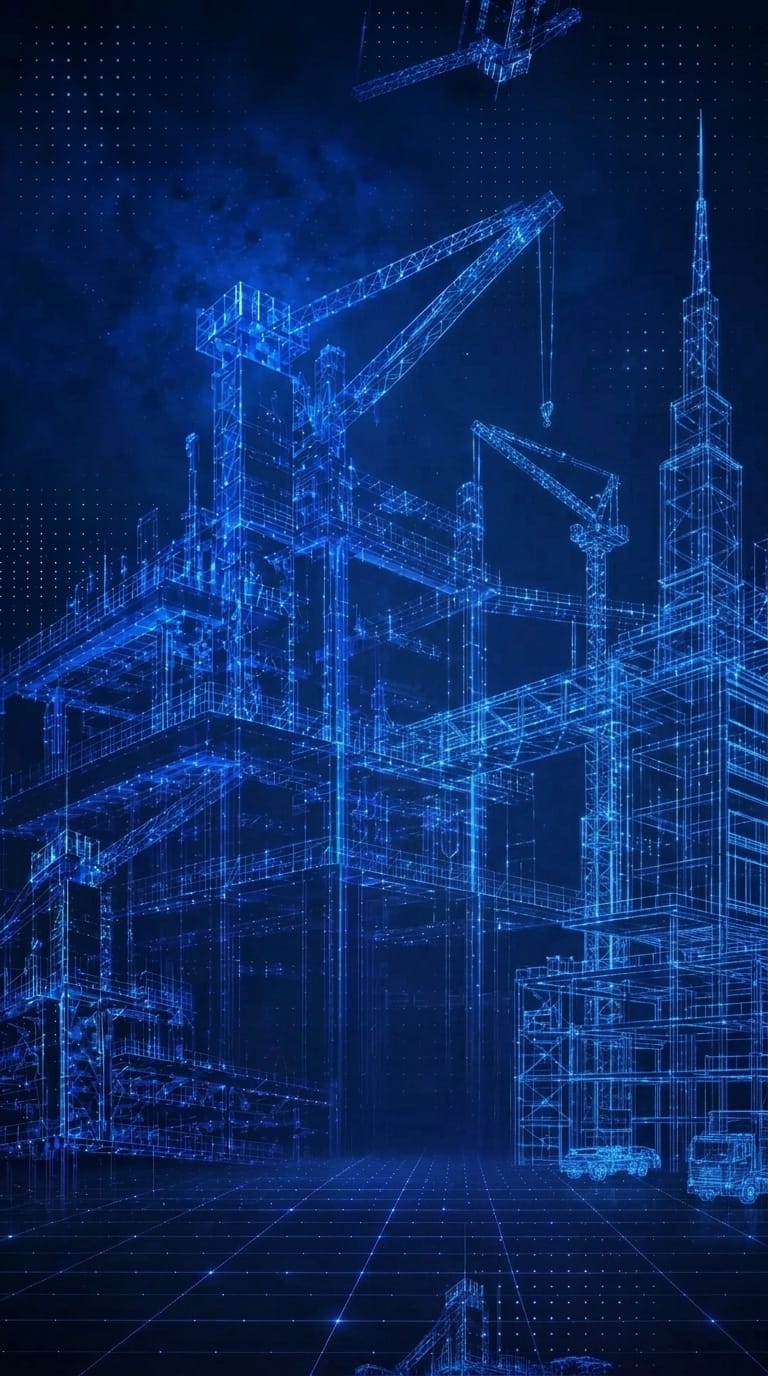 Industrial backdrop mobile